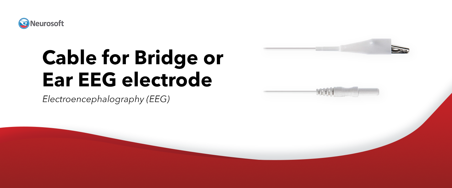 Cable for Bridge or Ear EEG Electrode