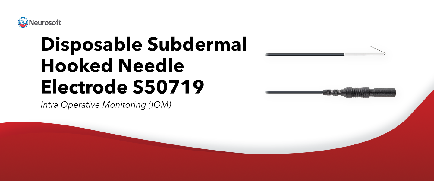 Disposable Subdermal Hooked Needle Electrode S50719